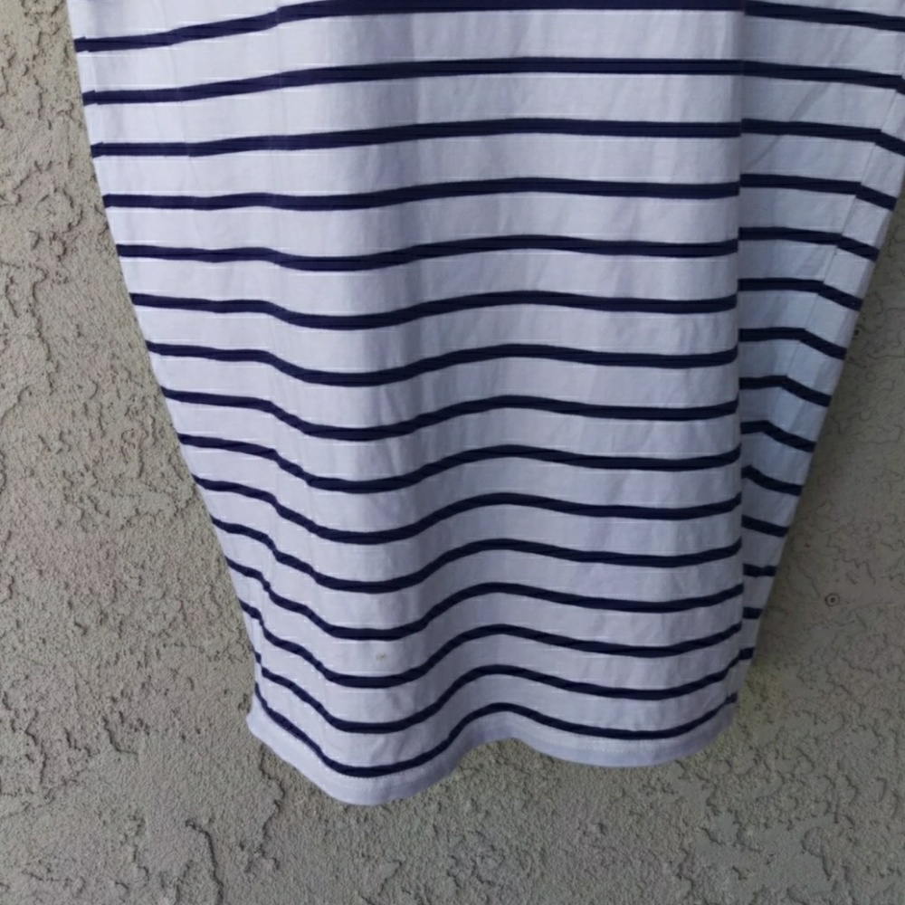 BB Dakota striped short sleeve long Top excellent - Picture 5 of 8